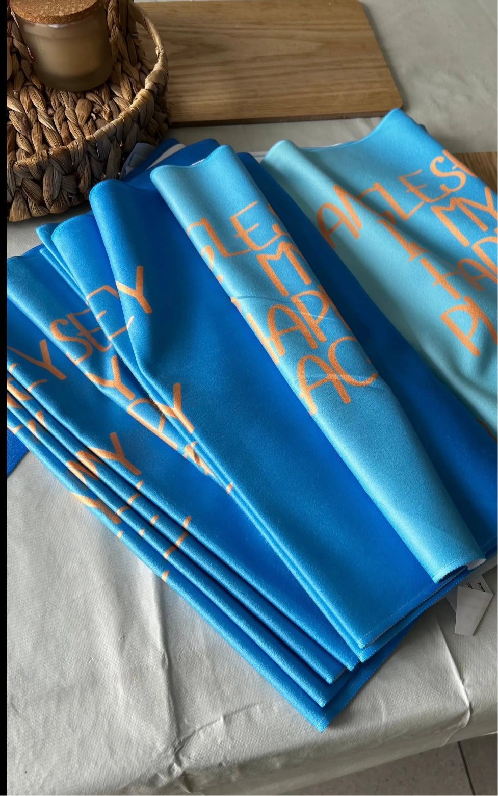 Anglesey-Themed Microfibre Tea Towels Quick-Dry & Absorbent