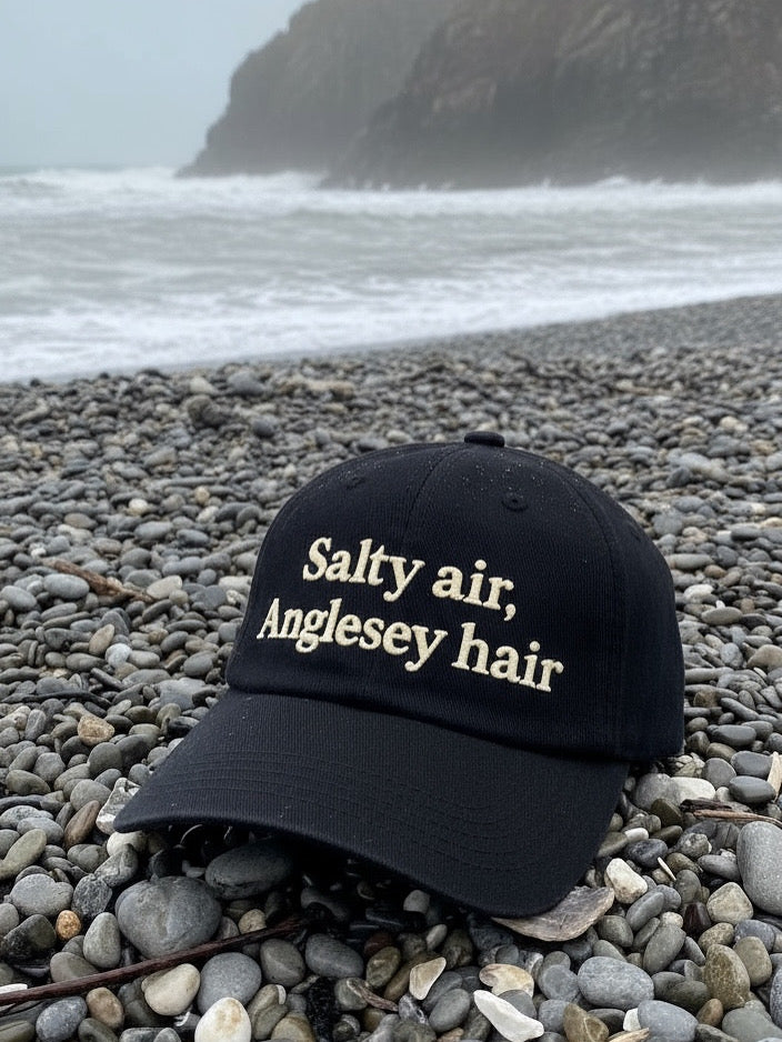 Salty air, Anglesey hair Baseball Cap - Coming Soon