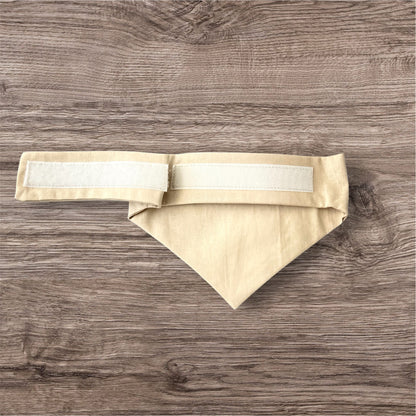 Handmade in the UK - Cornwall Fog, Salty Dog Bandana in Almond