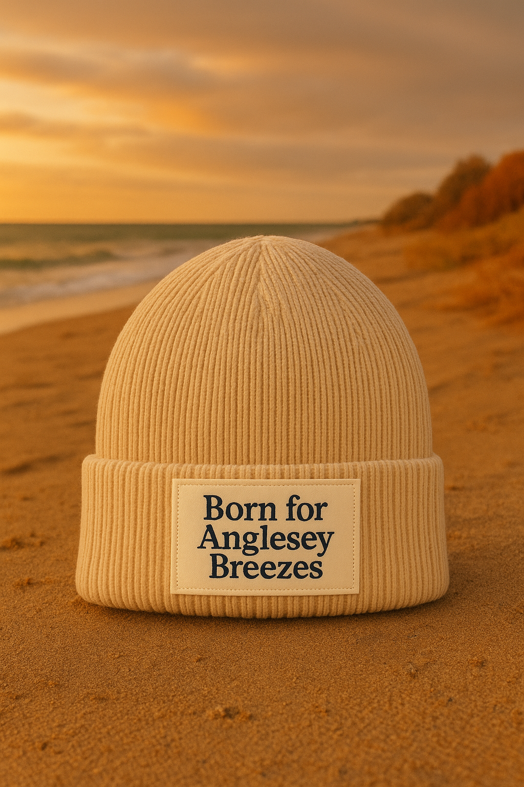 Born for Anglesey Breezes Beanie in Almond