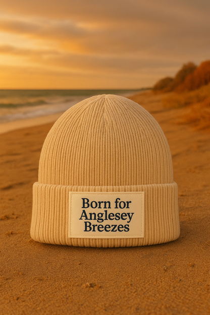 Born for Anglesey Breezes Beanie in Almond