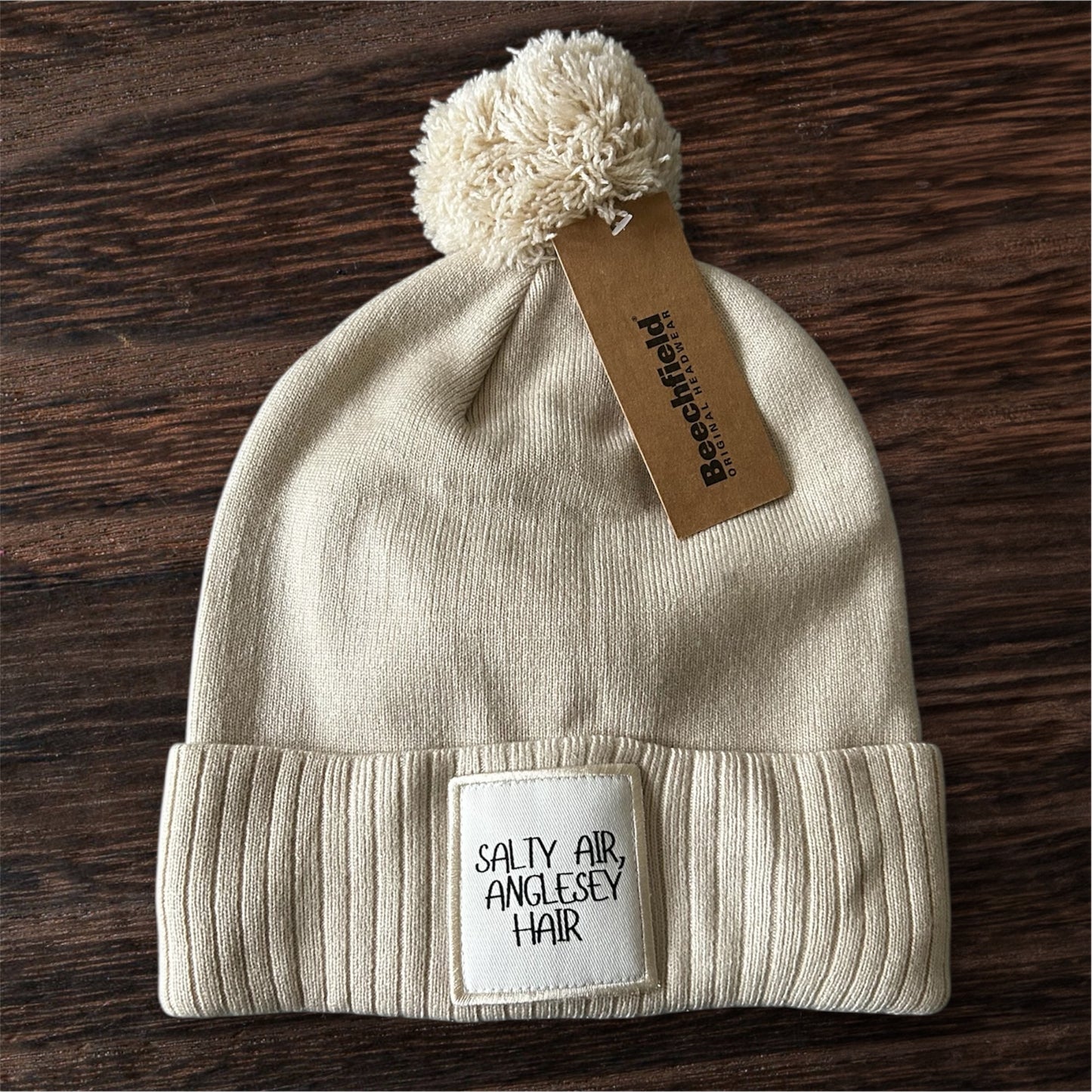Salty Air, Anglesey Hair Pom Pom hat