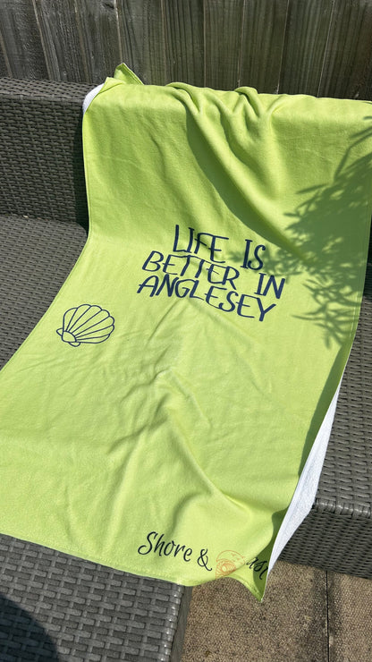 Slightly Imperfect Anglesey Beach Towel – £15